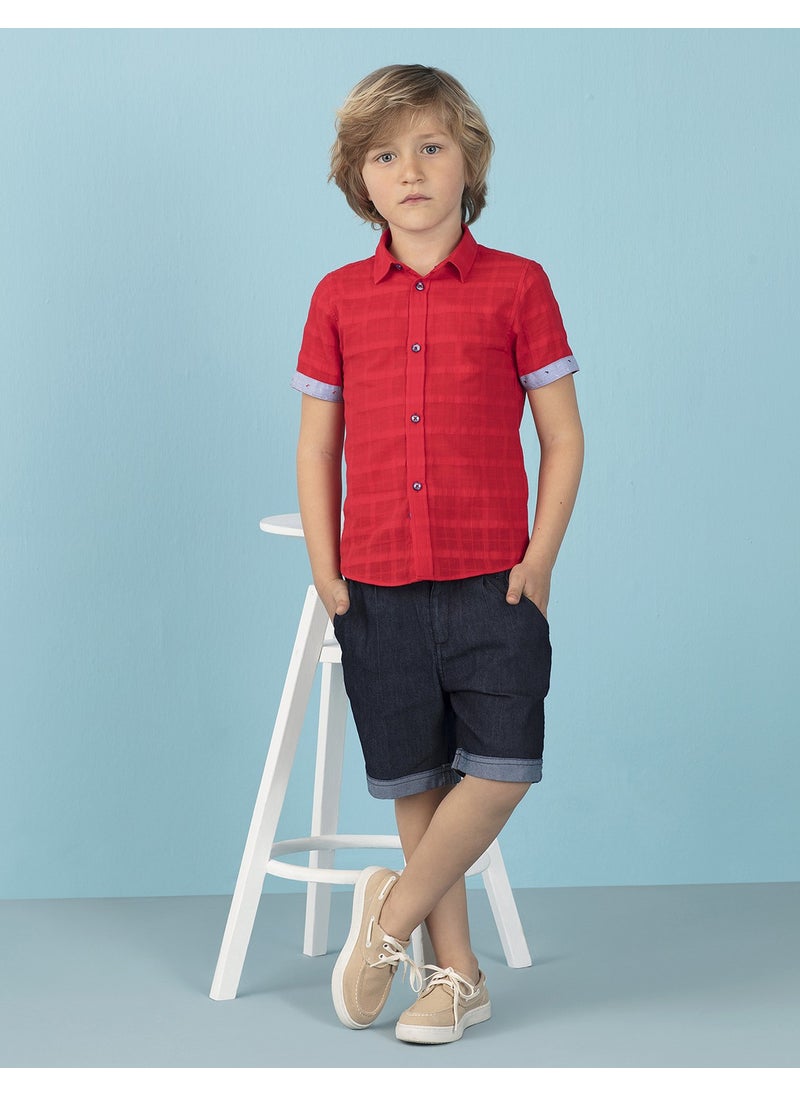 Ollie&Olla Red Boy Shirt  - Image 1