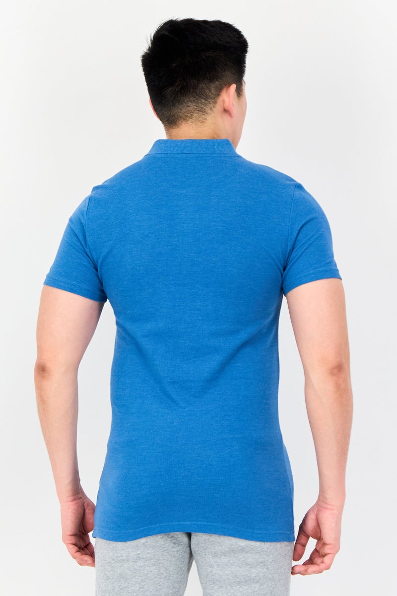 PUMA Men Slim Fit Short Sleeves Outdoor Polo Shirt, Vallarta Blue - Image 4