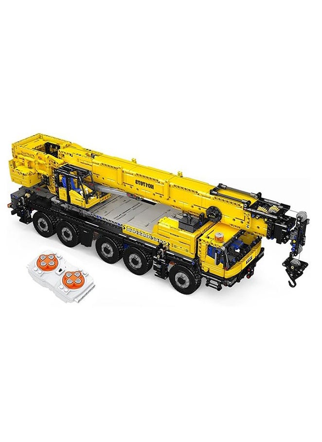 mould king 17073 Engineering Truck Construction Set, Remote Control LTM 1110 Crane Building Block (3218 Pieces), Assembly STEM Heavy-Duty Car Brick Toys with Motors for Adults and Kids 14+  - Image 2