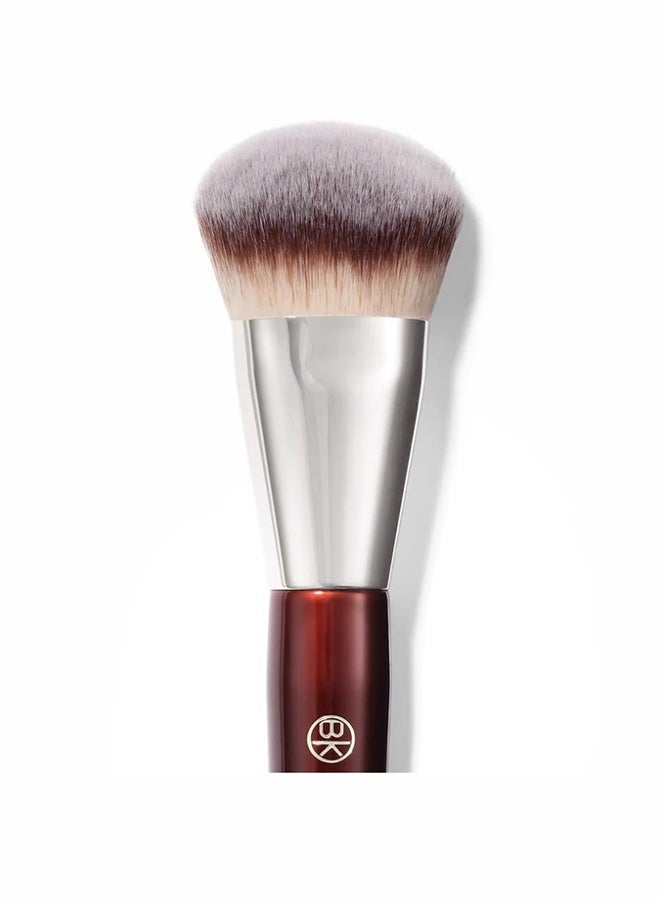 بي كيه بيوتي فرش - فرشاة أساس كونتورية 101 - فرش مكياج الأساس - فرشاة للوجه للفاونديشن السائل أو الكريمي - Image 2