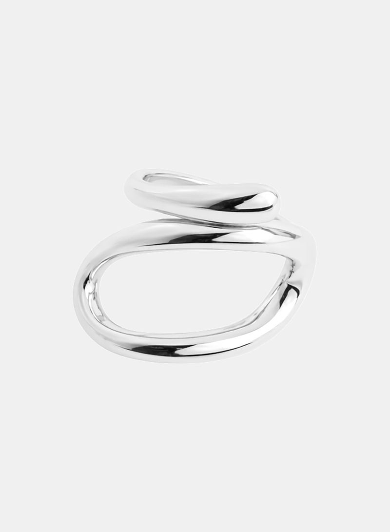 Akher el Ankoud Women'S Ring With A Modern Double Design - Image 2