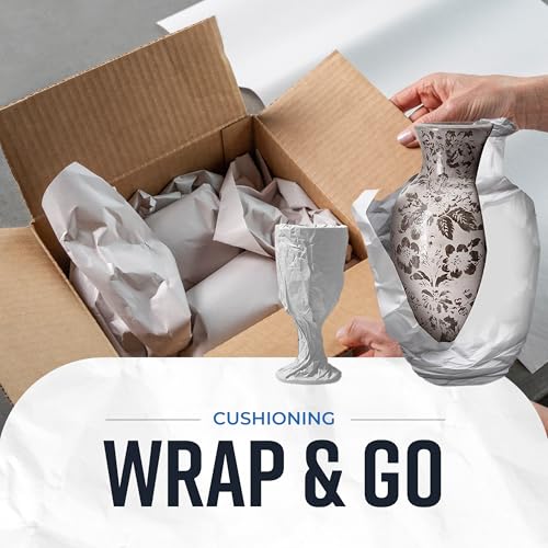 Bryco Goods 24" x 36" Newsprint Packing Paper Sheets for Moving | 160 Sheets | 10lb | Made in USA | Newspaper Paper | Must Have in Your Shipping Supplies - Image 3