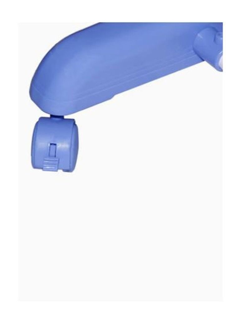 تجفيف الملابس المصنوعة من الفولاذ المقاوم للصدأ رف فضي/أزرق - Image 4