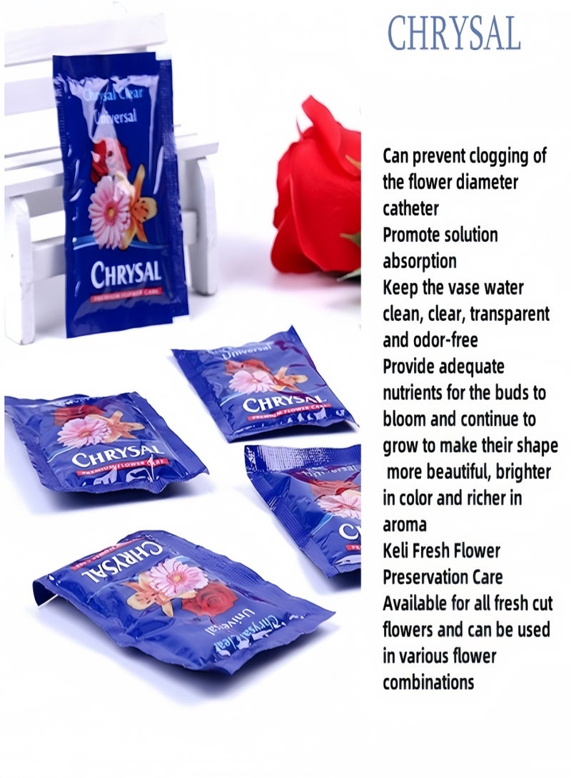 كريسال طعام زهرة طازج - حل الأسلوب متعدد المغذيات والترطيب - 10 حزم - Image 2