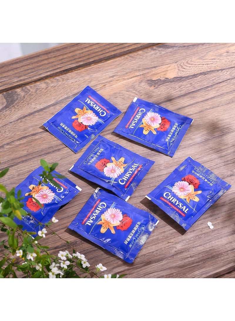 CHRYSAL Fresh-Cut Flower Food - Sachet Multi-Nutrient & Hydration Solution - 10 Packets - Image 3