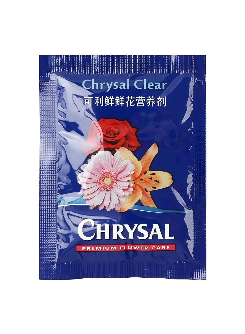 CHRYSAL Fresh-Cut Flower Food - Sachet Multi-Nutrient & Hydration Solution - 10 Packets - Image 1