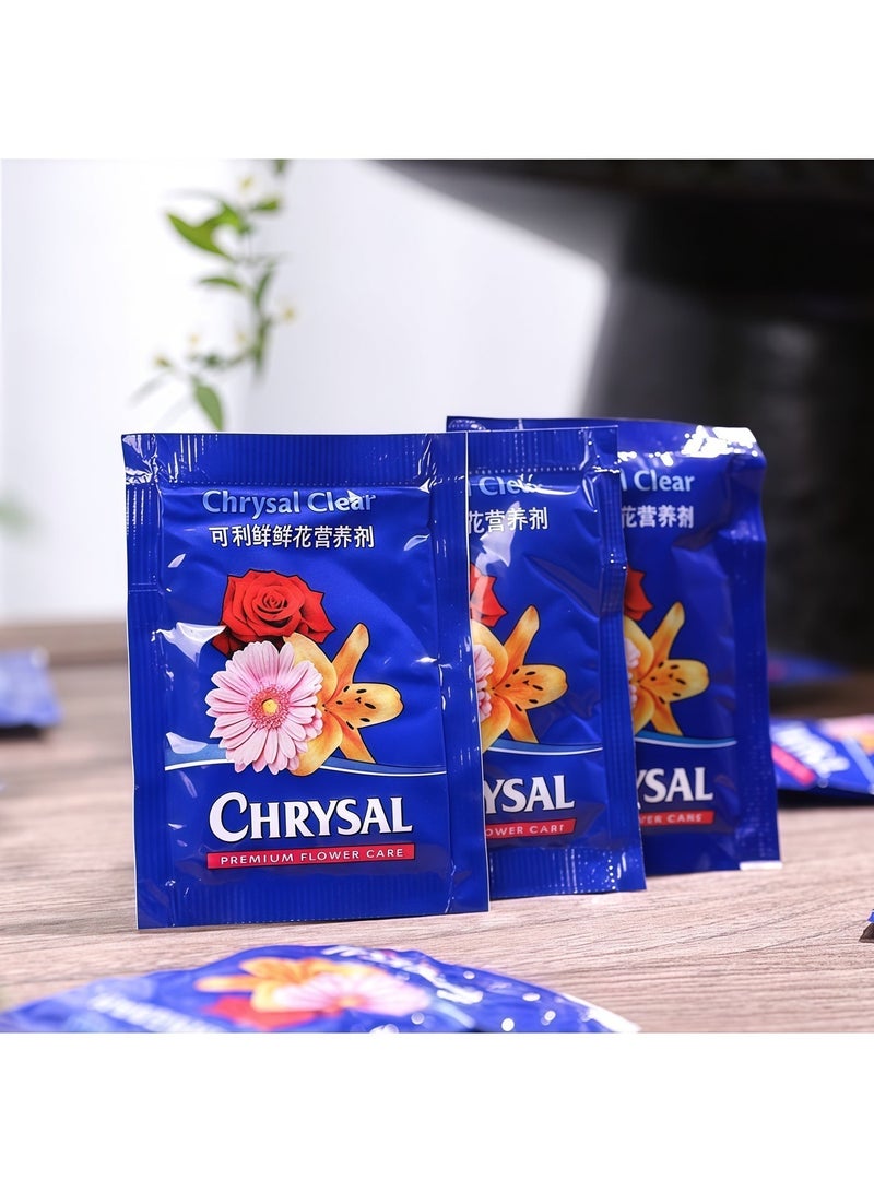 CHRYSAL Fresh-Cut Flower Food - Sachet Multi-Nutrient & Hydration Solution - 10 Packets - Image 2