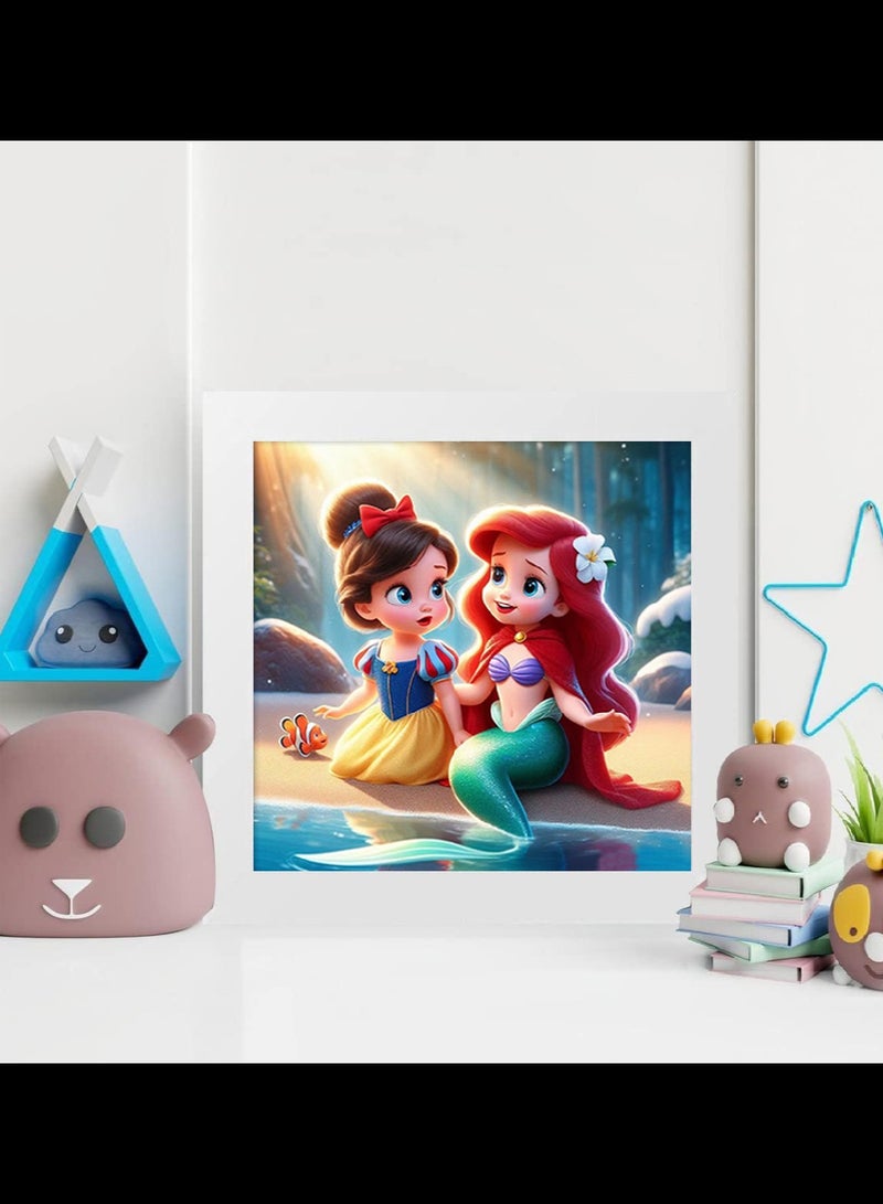 5D Diamond Art Painting Kits for Kids with Frame - Diamond Art for Kids Ages 6-8-10-12,DIY Art and Crafts  Home Wall Decoration,7x7 Inch - Image 4