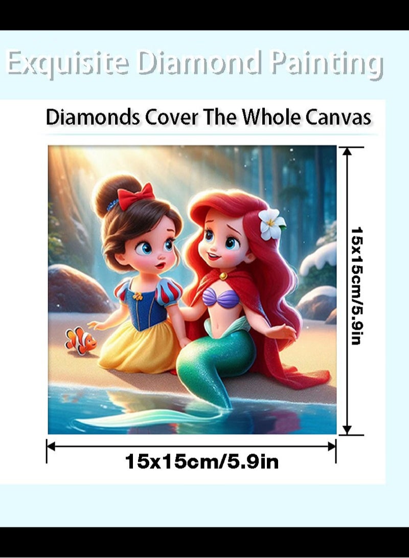 5D Diamond Art Painting Kits for Kids with Frame - Diamond Art for Kids Ages 6-8-10-12,DIY Art and Crafts  Home Wall Decoration,7x7 Inch - Image 2