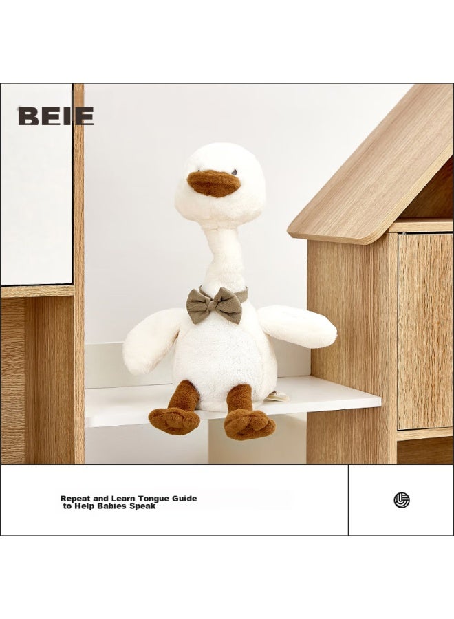 Beie Happy Duck Baby Learning To Speak Repeating Duck Plush Comforting Doll Toy Basic Version, Newborn Children's Gift - Image 2