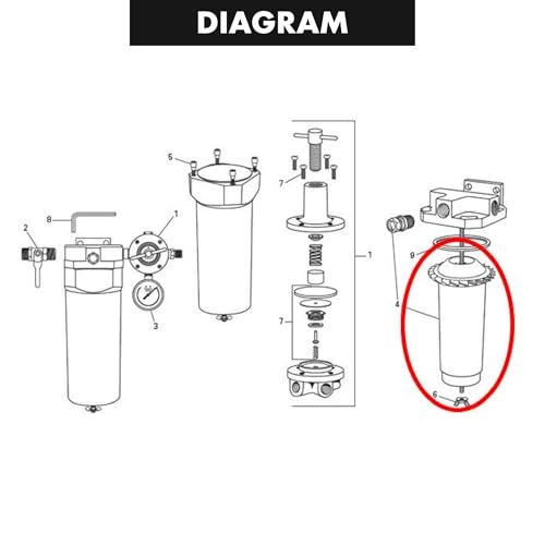 DeVilbiss 130524 Replacement Desiccant Cartridge for QC3 Filter - Image 3