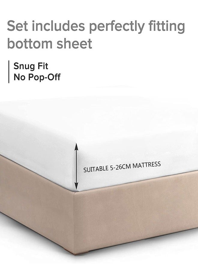 HAWAWA Twin Mattress Protector, Premium 100% Waterproof Mattress Cover, Noiseless Breathable Soft, Fitted Deep Pocket 5-26cm Bed Cover, Vinyl Free 120X200+30cm - Image 3