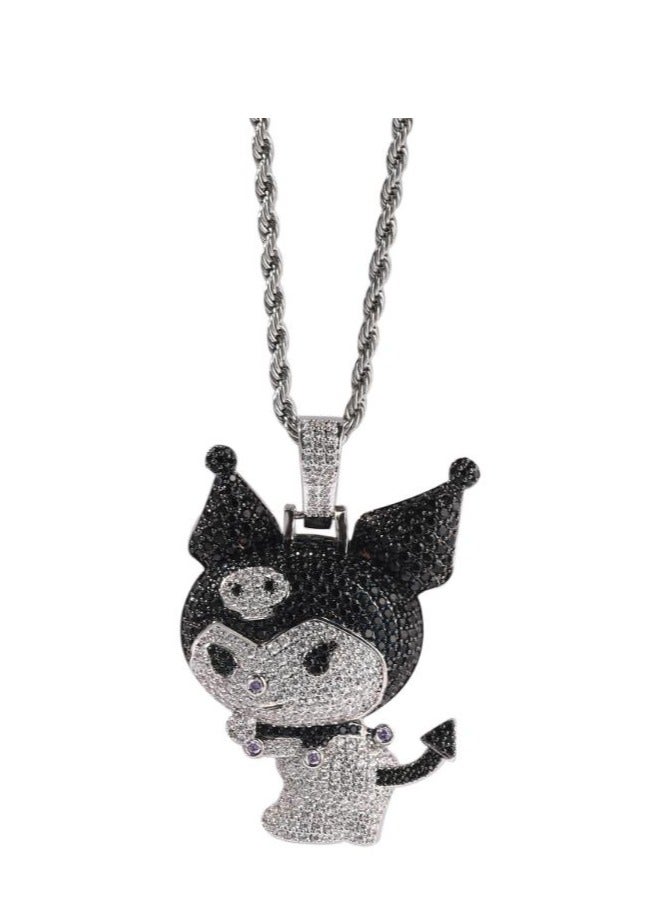 Gem Men's Cartoon Pendant Necklace  - Image 1