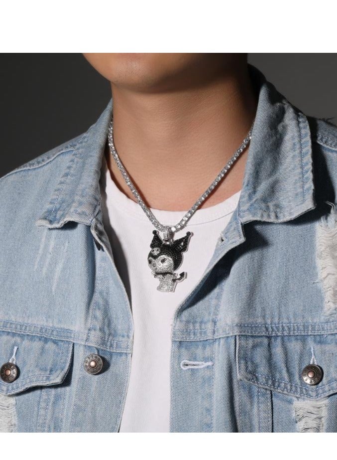 Gem Men's Cartoon Pendant Necklace  - Image 2