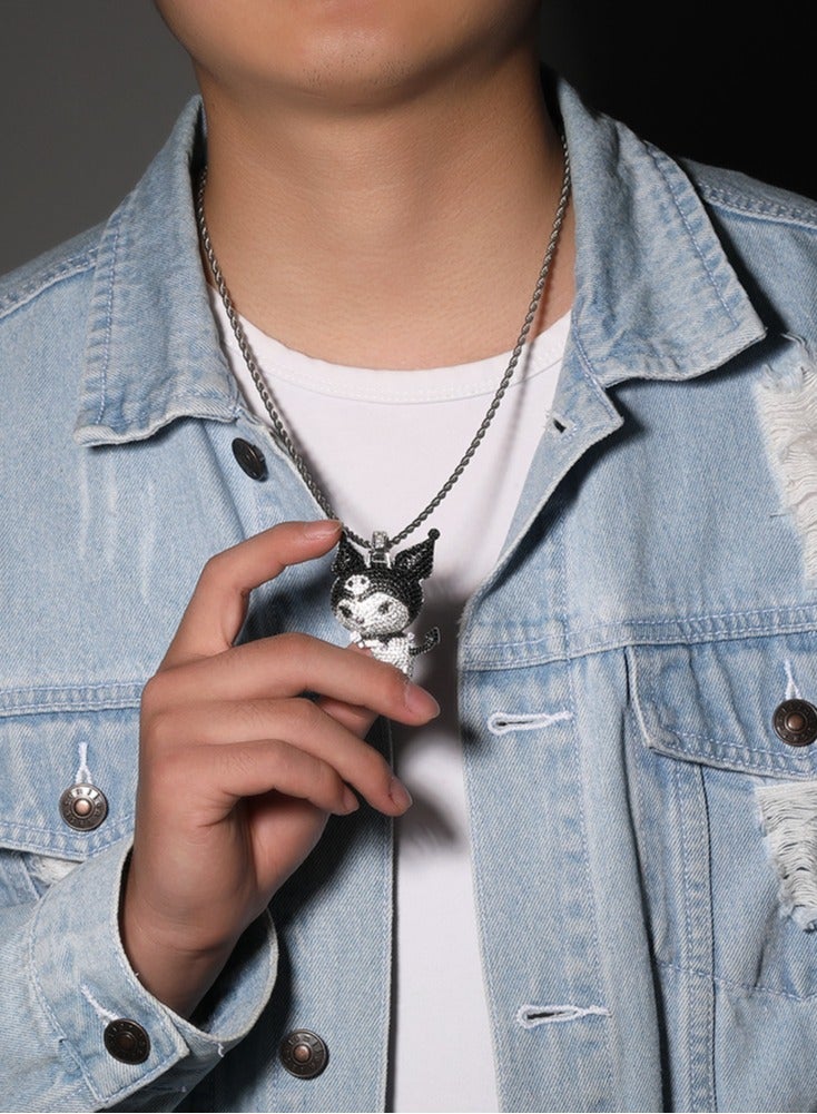 Gem Men's Cartoon Pendant Necklace  - Image 5
