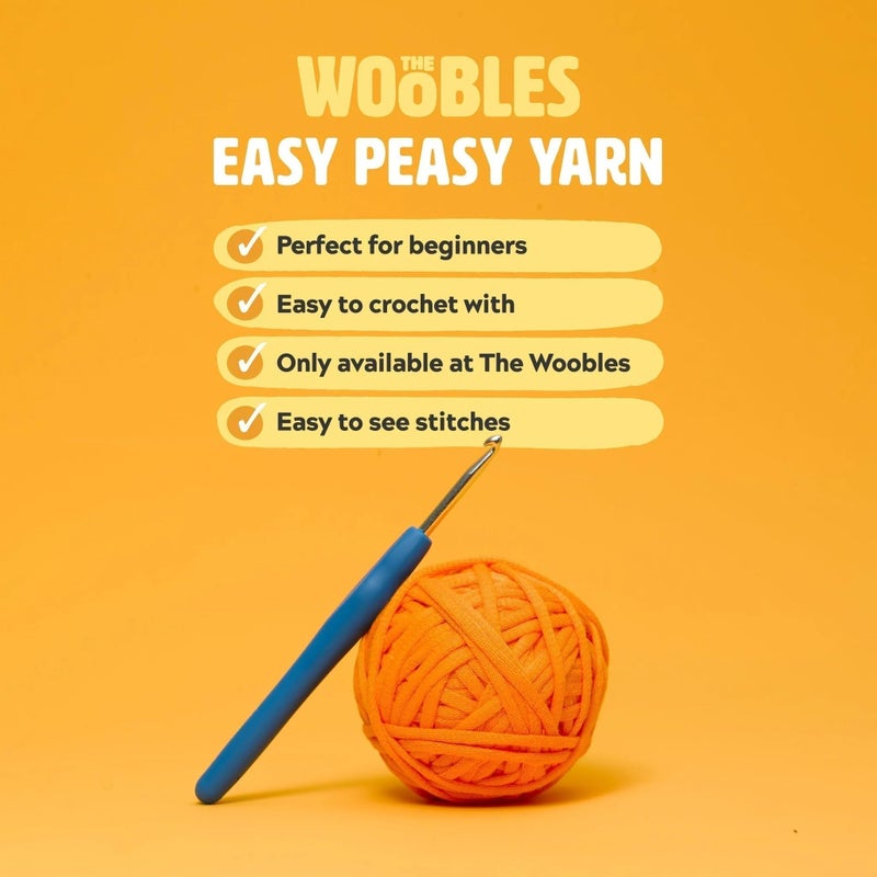 The Woobles طقم الكروشيه للمبتدئين من ووبلز - طقم حياكة وكروشيه سهل للحيوانات كما تم عرضه في شارك تانك - فيليكس الثعلب - Image 5