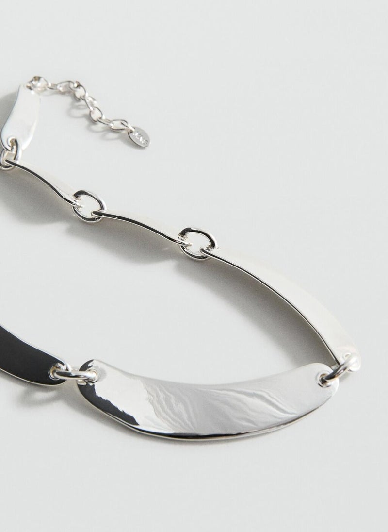 MANGO Metal plate necklace  - Image 2