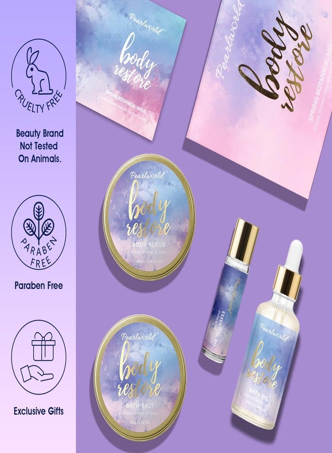 PEARLWORLD Spa Gift Set for Women, Gift Box for Women, Bath and Body Lotion Gift Basket for Teen Girls, 12 Piece Home Spa Set - Image 3