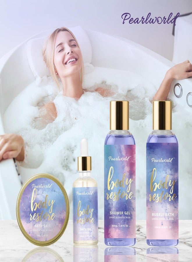 PEARLWORLD Spa Gift Set for Women, Gift Box for Women, Bath and Body Lotion Gift Basket for Teen Girls, 12 Piece Home Spa Set - Image 5
