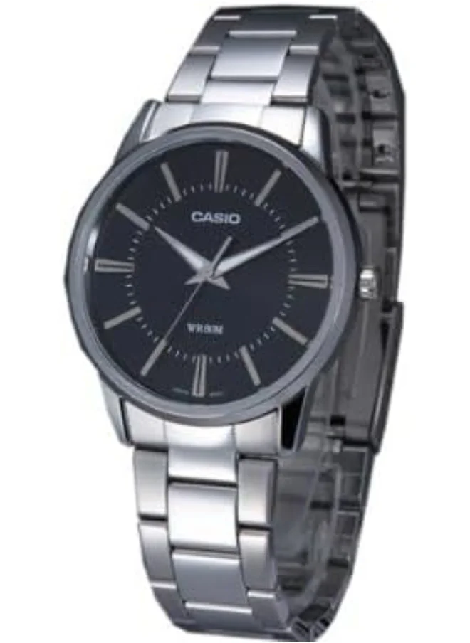 CASIO Men's Analog Display Watch With Silver Stainless Steel Strap - MTP-1303D-1A