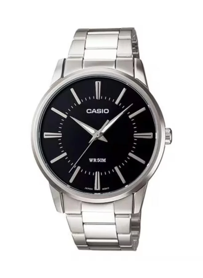 CASIO Men's Analog Display Watch With Silver Stainless Steel Strap - MTP-1303D-1A