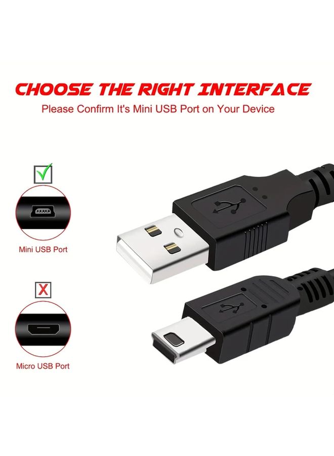 كابل شاحن USB مغناطيسي لجهاز تحكم بلاي ستيشن 3 اللاسلكي 1 قطعة - Image 5