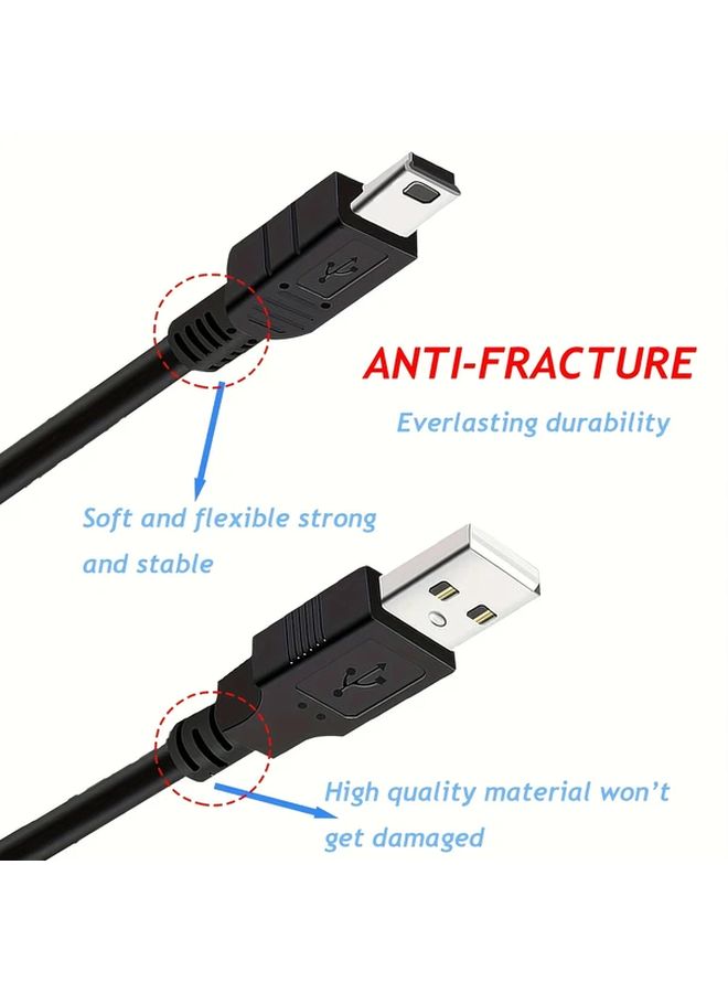 كابل شاحن USB مغناطيسي لجهاز تحكم بلاي ستيشن 3 اللاسلكي 1 قطعة - Image 4