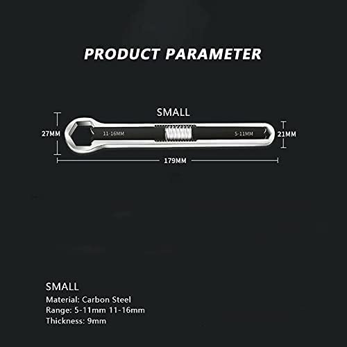 Abhsant adjustable wrench linkage wrench multifunction auto repair tool1116mm511mm Metric SAEDualHead Open Ended Wrench for Universal Repair - Image 4