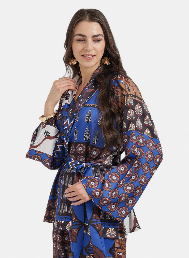 Carina Belted Flowy Kimono - Image 2