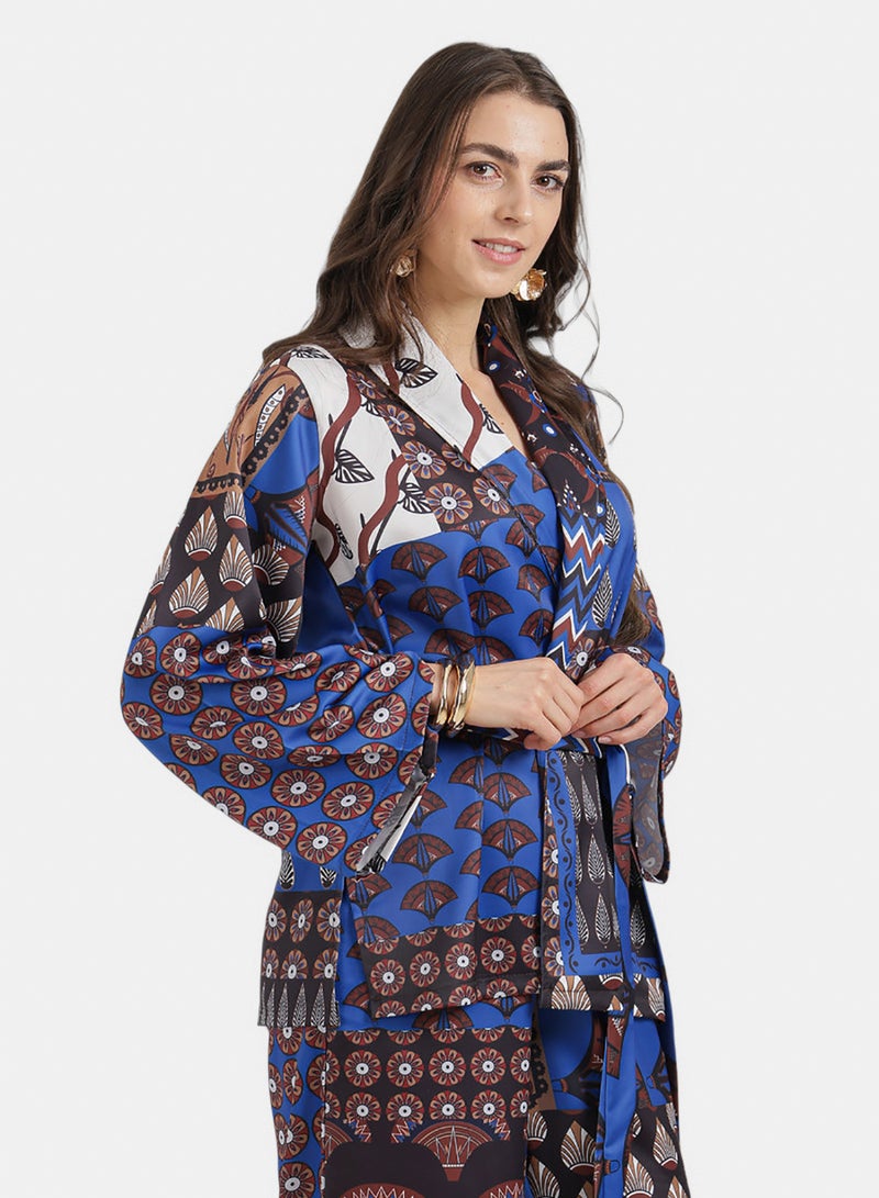 Carina Belted Flowy Kimono - Image 3