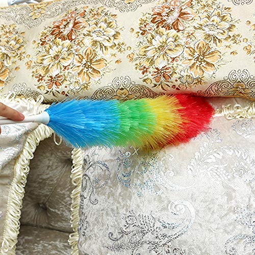 AKSMIT Long Multipurpose Microfiber PP Static Duster for Glass Fan AC Car DashboardSeat TV FridgePrinter etc Cleaning Brush with Light Weight Durable Handle for Chevrolet UVA - Image 3