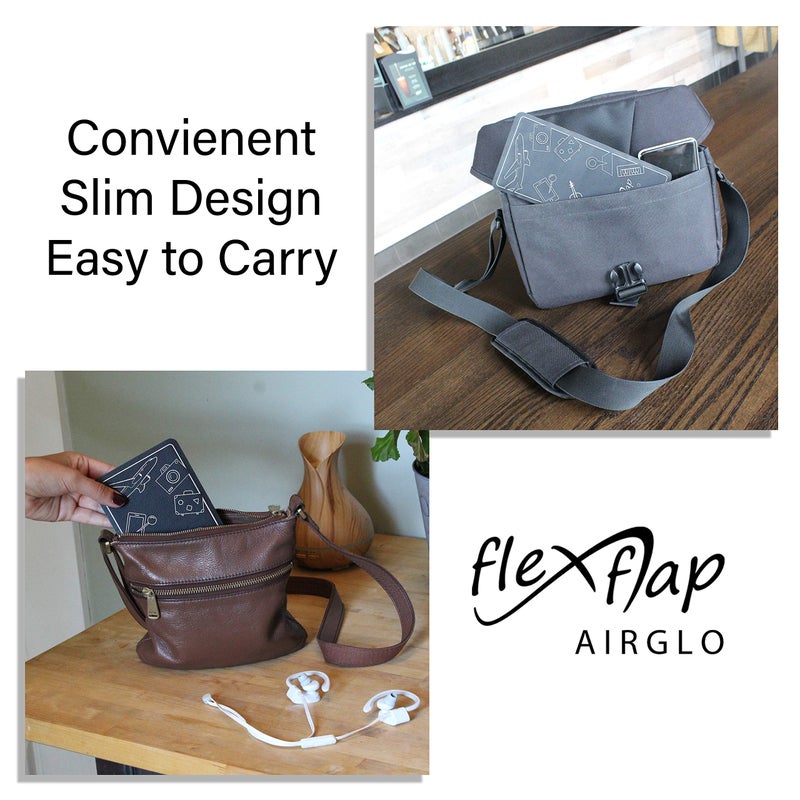 AIRGLO Airplane Travel Essentials for Flying Flex Flap Cell Phone Holder & Flexible Tablet Stand for Desk, Bed, Treadmill, Home & in-Flight Airplane Travel Accessories - Travel Must Haves Cool Gadgets - Image 5