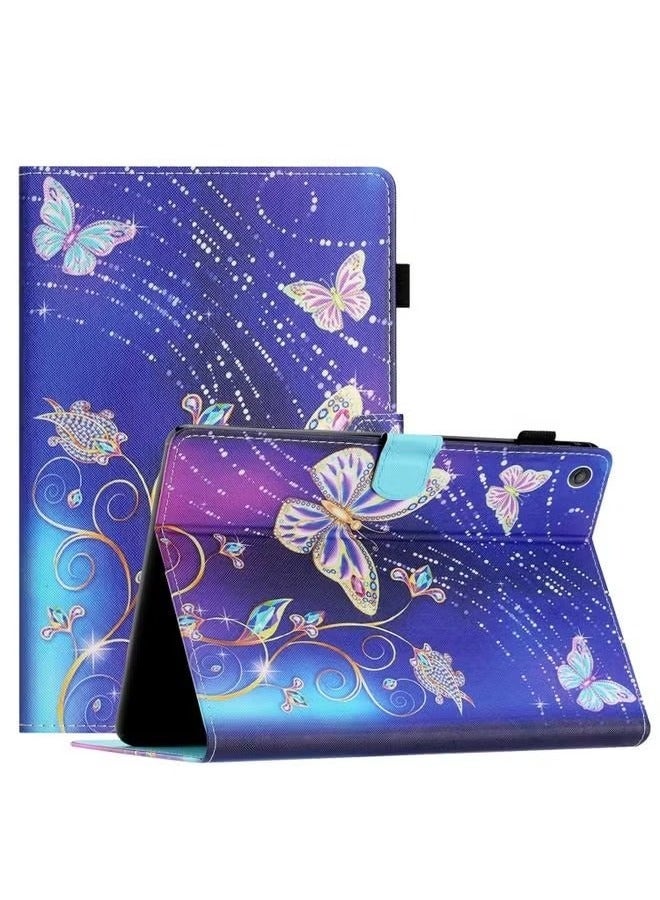 erorex Huawei MediaPad M5 8.4 Inch Tablet Case – Butterfly Pattern PU Leather Flip Cover - Image 1