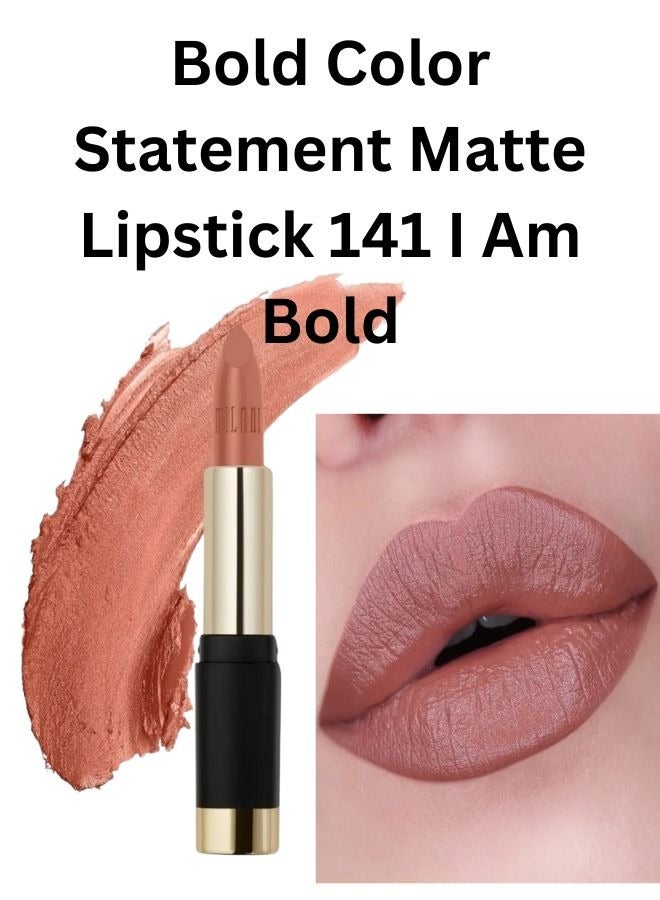 Milani Bold Color Statement Matte Lipstick 07 I Am Worthy (0.13OZ. /3.6g) Vegan, Cruelty-Free Bold Color Lipstick - Image 2