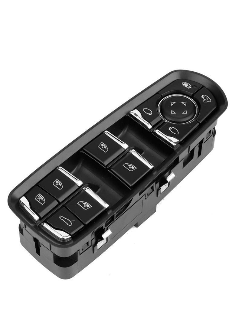 Generic Driver Front Power Window Master Power Window Side Window Control Switch Master Power Window Switch Fit for Porsche Cayenne 2011-2016 Black Color  - Image 5