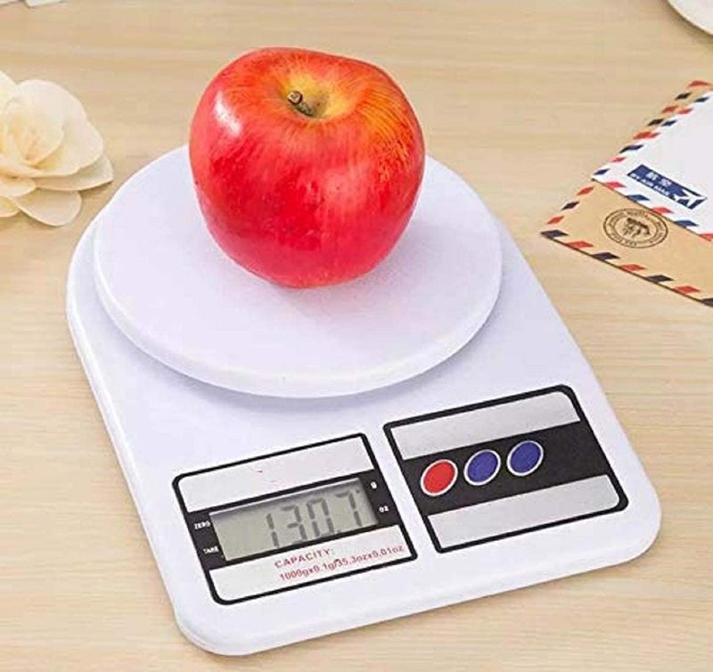 GROPOTIT Digital Kitchen Weighing Machine Multipurpose Electronic Weight Scale with Backlit LCD Display for Measuring Food Cake Vegetable - Image 1