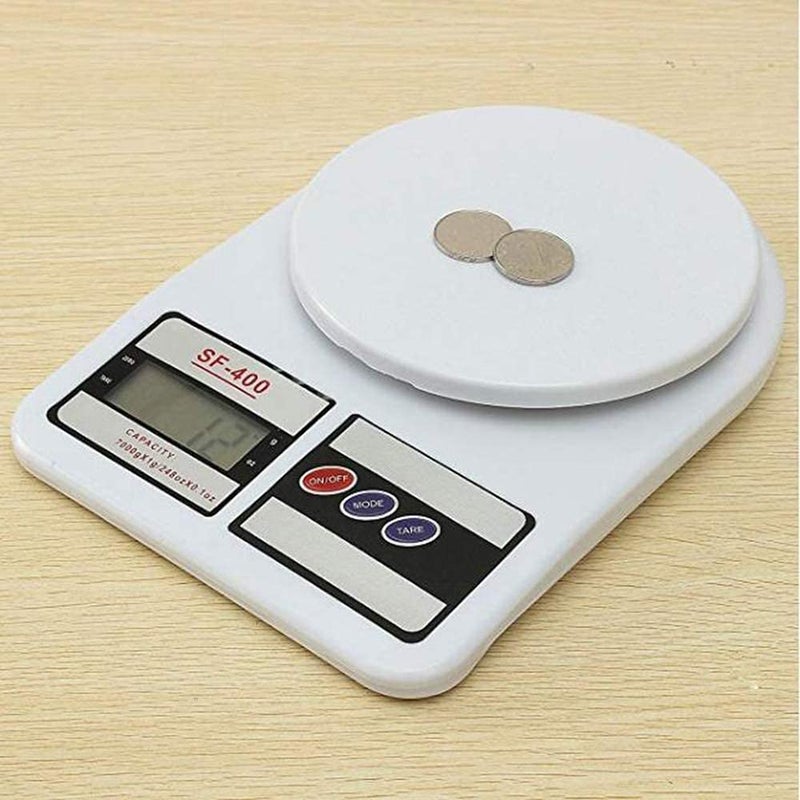 GROPOTIT Digital Kitchen Weighing Machine Multipurpose Electronic Weight Scale with Backlit LCD Display for Measuring Food Cake Vegetable - Image 2