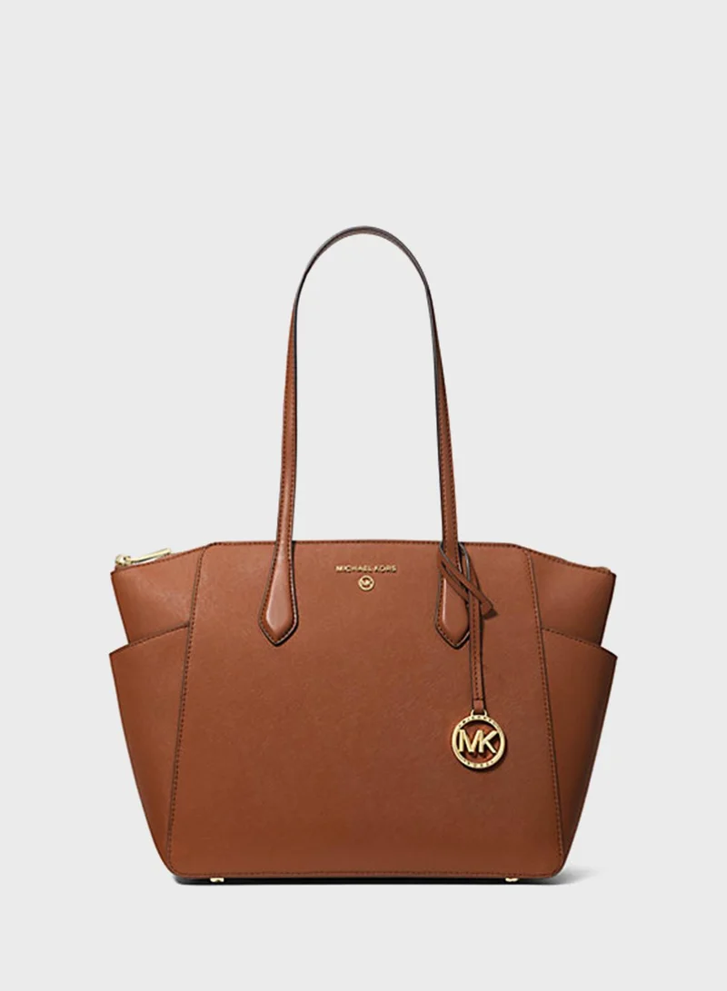 Michael Kors Marilyn saffiano leather tote bag
