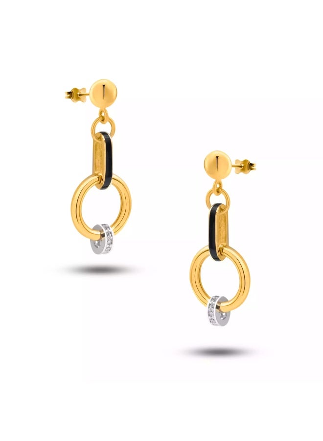 Ruby Art Gold 18K Pure Gold Women’s Earrings Elegant Lightweight , 3.39 Gram - Image 1