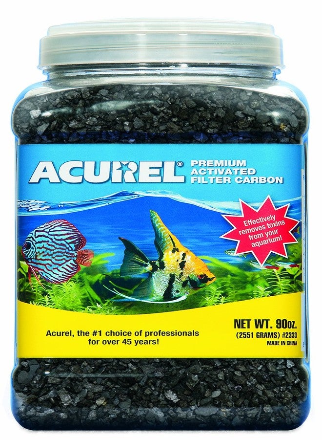 Acurel LLC Premium Activated Filter Carbon Aquarium and Pond Filter Accessory, 90-Ounce - Image 1