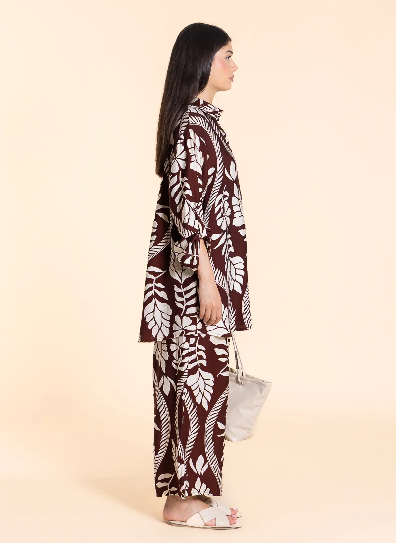 SHAPES FLORAL PRINTED COMFORT SET