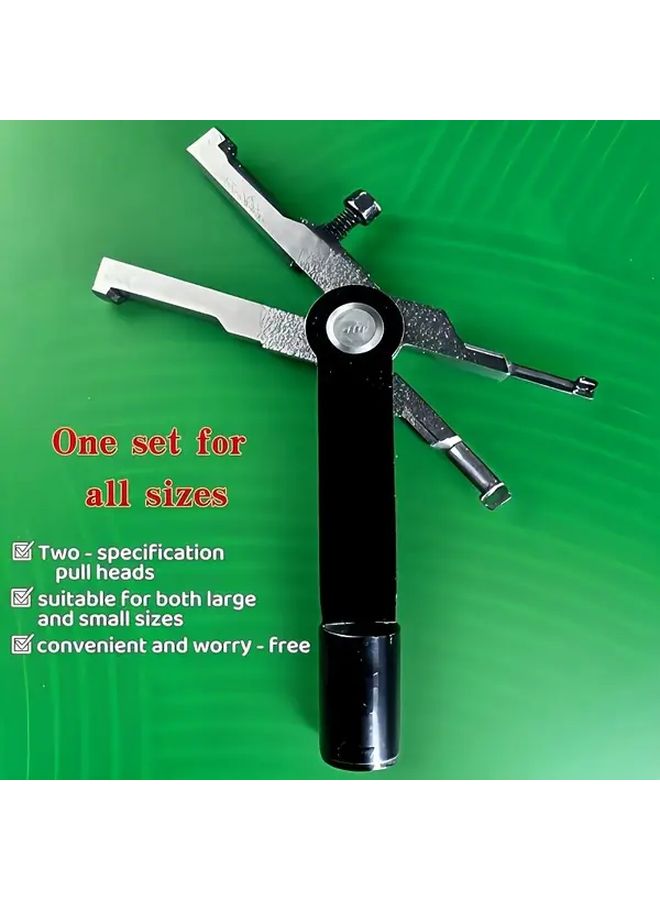 Silvery Bearing Puller Set Removal Tool Kit Dual Head for 15 45mm Inner Bearings - Image 1