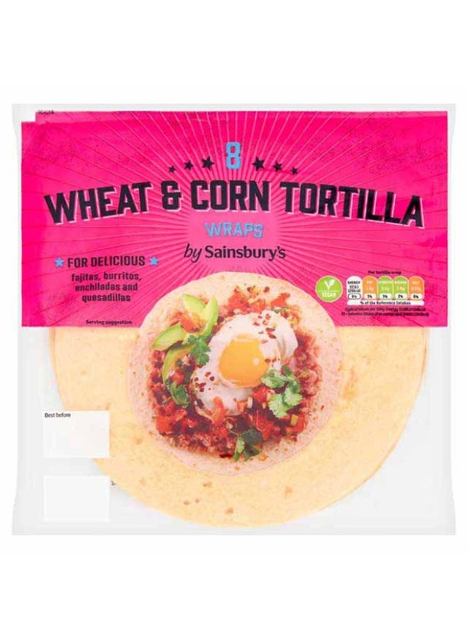 Corn Tortilla Wraps, 320g, UK