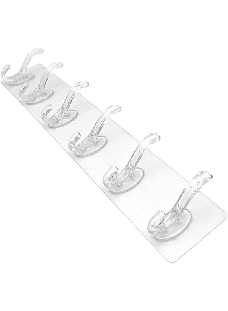Silicone Flexible Hanger Set Of 2 Pieces - Clear - Image 3