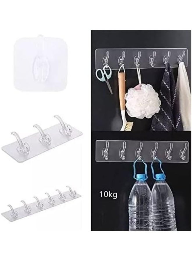Silicone Flexible Hanger Set Of 2 Pieces - Clear - Image 2