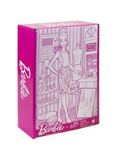 Mattel BARBIE Barbie Fashion Designer Doll & 25+ Accessories, Studio Playset Includes Furniture, Sewing Machine & Mannequin, Blonde Doll  - Image 1