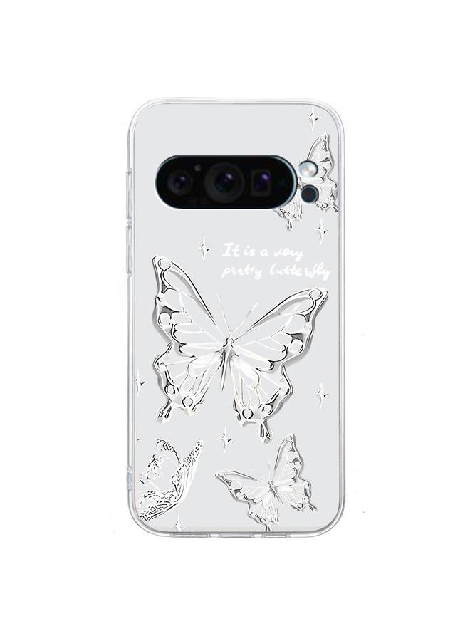 Zaboon Case For Google Pixel 9 Pro Colored Drawing Pattern Transparent TPU Phone Case - Image 3