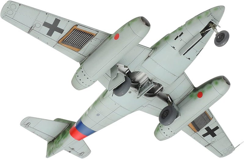 Tamiya 1:48 WWII German Messerschmitt Me262 A-1A Model Kit - Unpainted Plastic Assembly Craft - Image 4