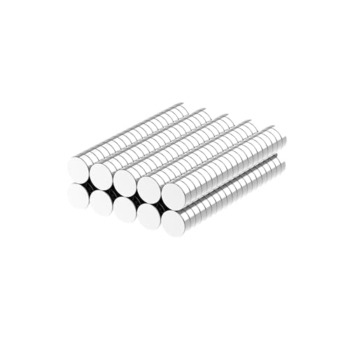 AplysiaTech N52-6x2mm Rare Earth Magnets-200 Pack, Strong Round Small Rare Earth Magnets, Mini Refrigerator Neodymium Magnets Disc for Whiteboard Locker Fridge Crafts Dry Erase Board Cabinets - Image 1