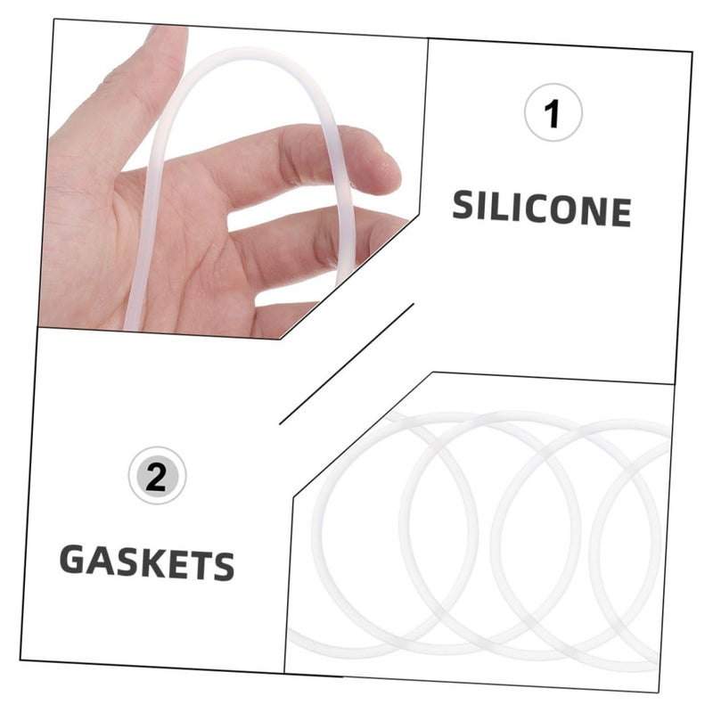 Silicone Sealing Rings Gasket Set for Water Softener and Filter System 10 Pcs - Image 5